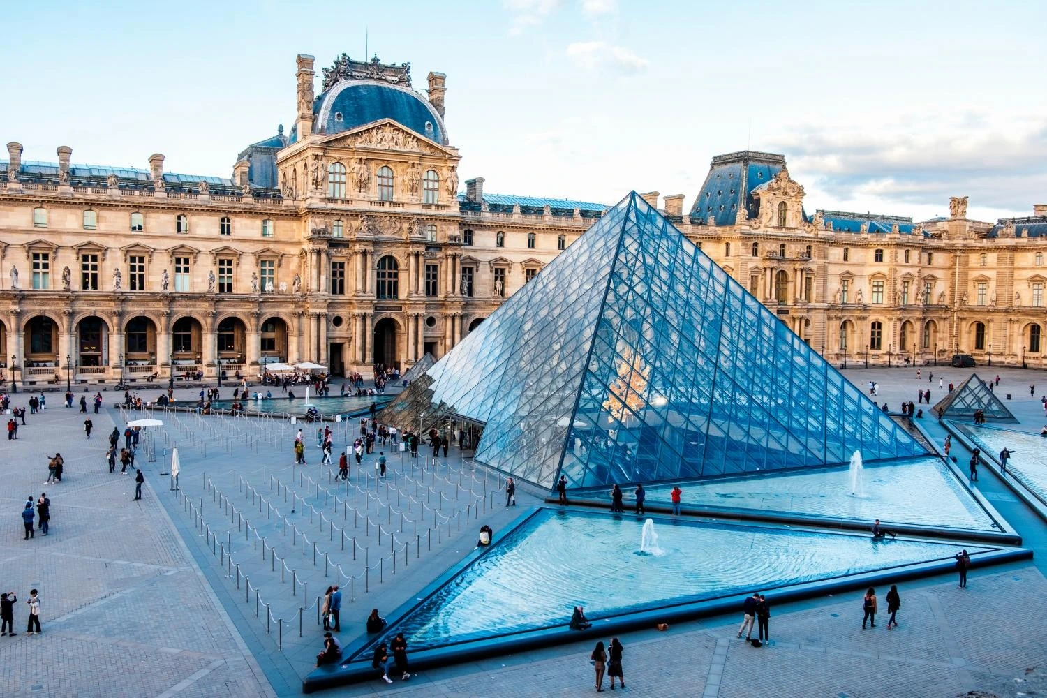 The Louvre Museum in Paris.